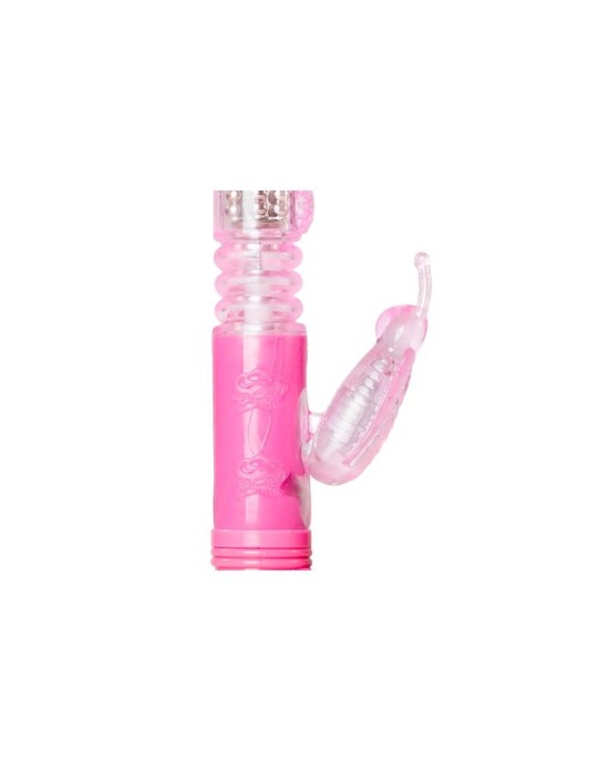 Easytoys Zaķa vibrators - rozā tauriņš