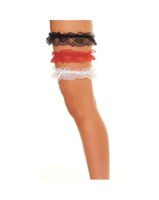 Amorable Rimba Pack of 2 Garter Black One Size