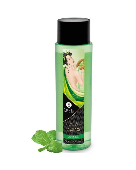 Shunga Vannas un dušas želeja Sensual Mint 370 ml