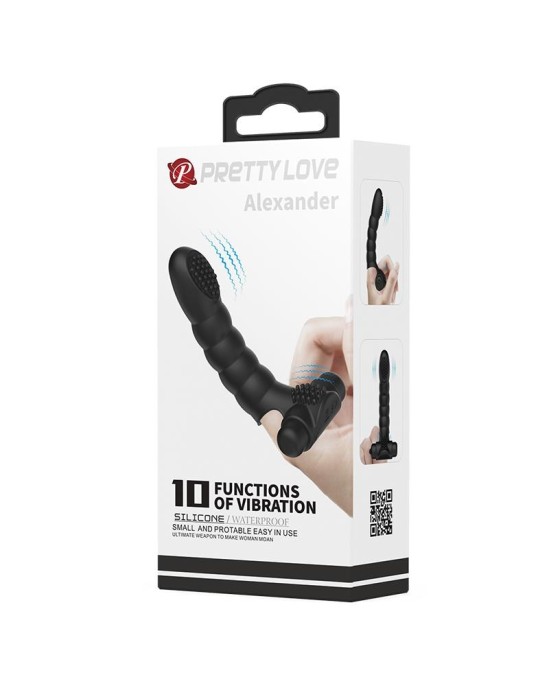 Prettylove Alexander Vibrating Finger Sleeve