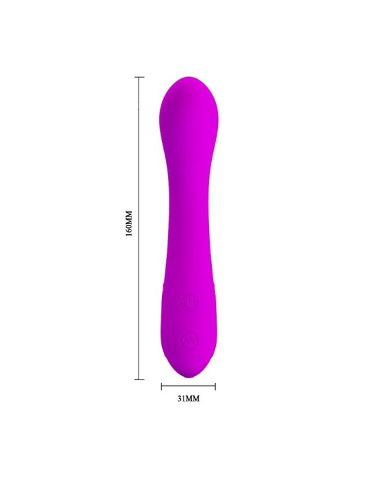 Prettylove Augstas kvalitātes vibrators Tony Purple