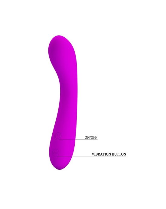 Prettylove Augstas kvalitātes vibrators Tony Purple