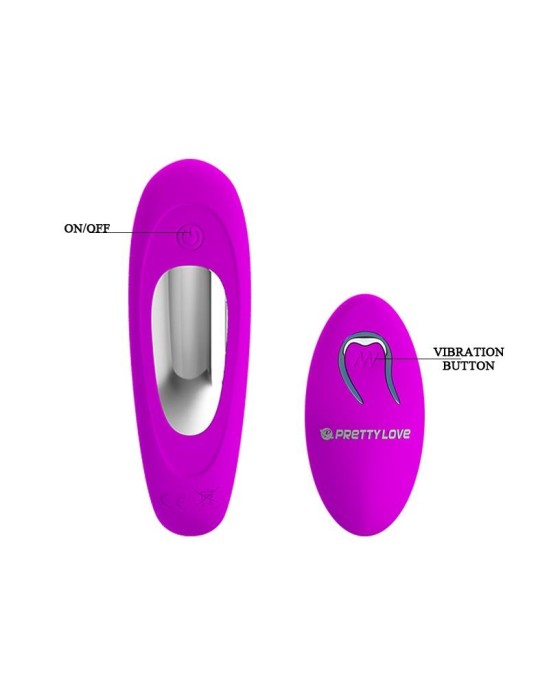 Prettylove Couple Stimulator Remote Control Pink