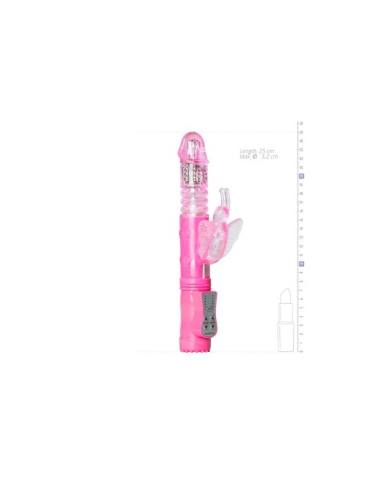 Easytoys Bunny Vibrator - Pink Butterfly