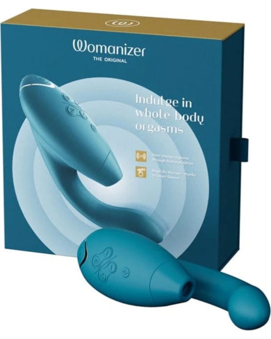 Womanizer DUO 2 STIMULĀTORS BLUE BENZĪNS