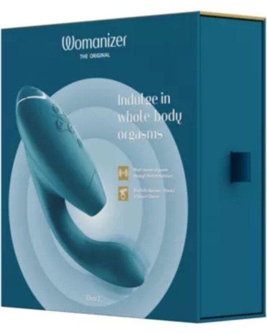 Womanizer DUO 2 STIMULĀTORS BLUE BENZĪNS