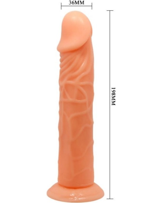 Baile Dildos BAILE - VIVE DILDO REALISTIC 19.8 CM KRĀSA NATUR