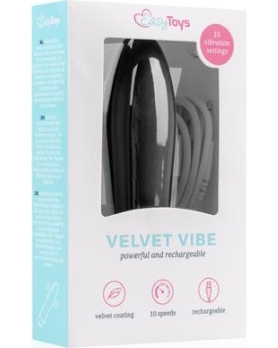 Easytoys Vibrator Bullet - Black