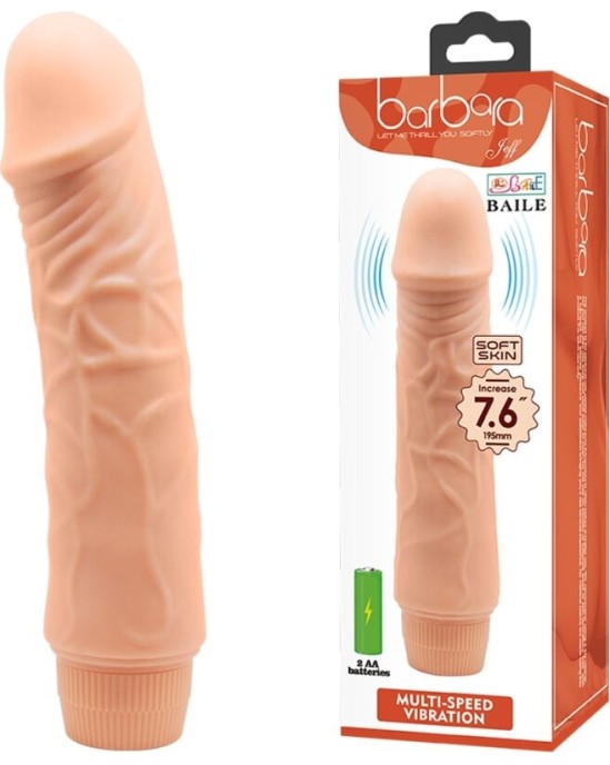 Baile Vibrators ТАНЕЦ - РЕАЛИСТИЧЕСКИЙ ВИБРАТОР BARBARA 20 СМ