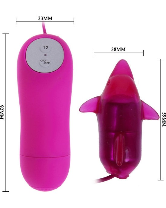 Baile Stimulating BAILE - МИЛЫЙ СЕКРЕТНЫЙ ВИБРАТОР ДЕЛЬФИН 12В