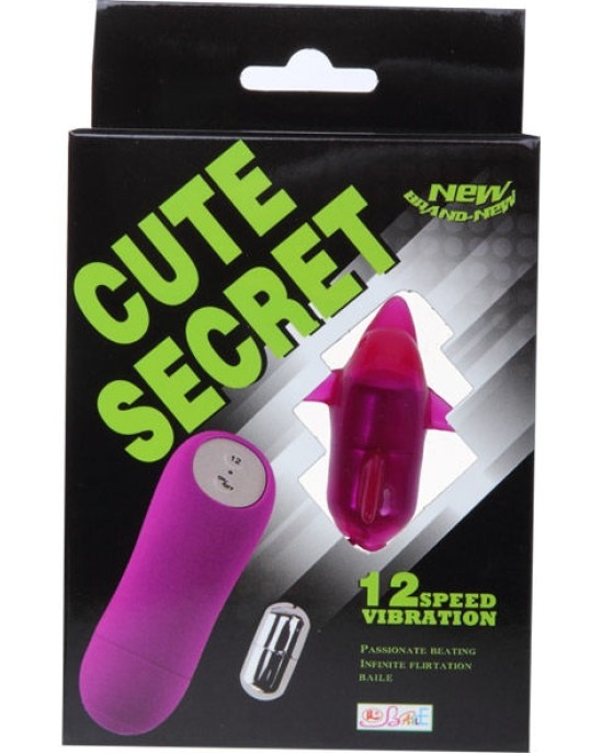 Baile Stimulating BAILE - МИЛЫЙ СЕКРЕТНЫЙ ВИБРАТОР ДЕЛЬФИН 12В