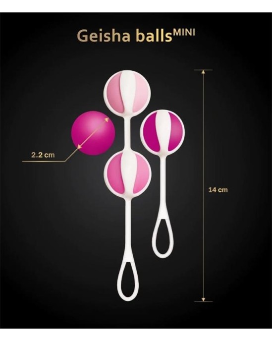 Gvibe Set of 4 Geisha Balls Mini Raspberry