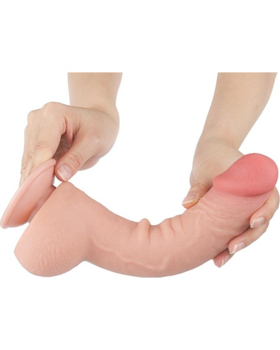 Lovetoy Sliding Skin Dual Layer Dildo 9.5