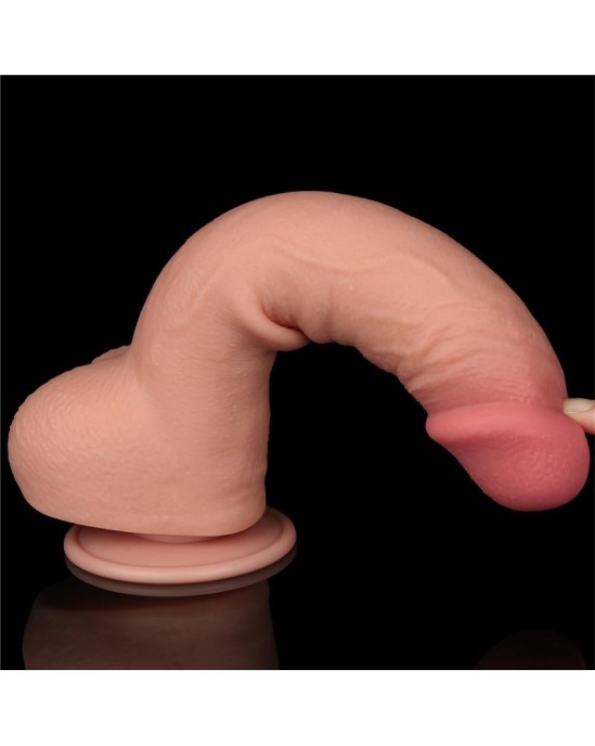 Lovetoy Sliding Skin Dual Layer Dildo 9.5