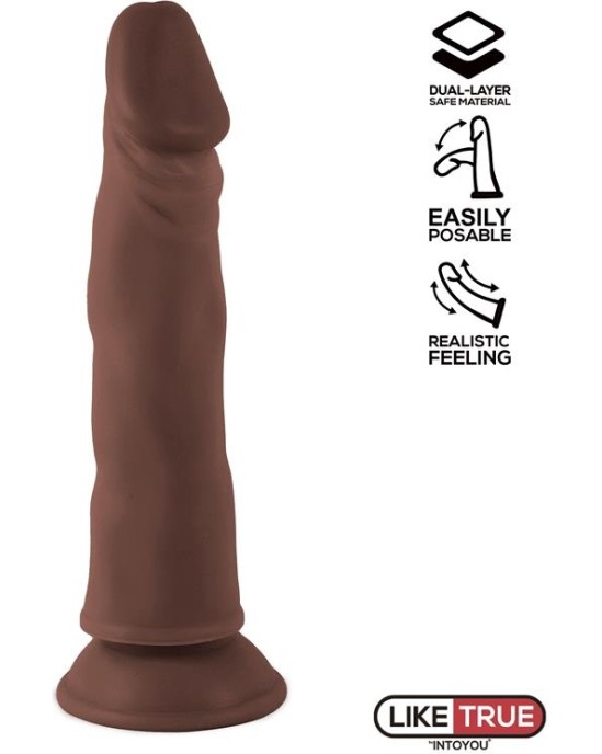 Liketrue Lenser Articulable-Posable Realistic Dildo 8 Brown