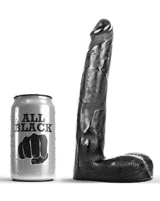 All Black DILDO REALISTIC 21 CM