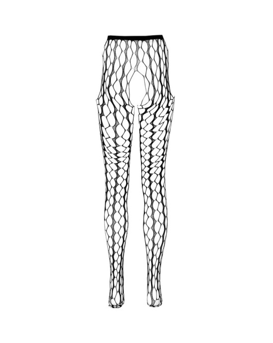 Passion Woman Garter & Stock PASSION - EKO KOLEKCIJA BODYSTOCKING ECO S007 BLACK