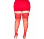 Leg Avenue Hosiery LEG AVENUE STAY UPS SHEER THIGH UP PLUS SIZE