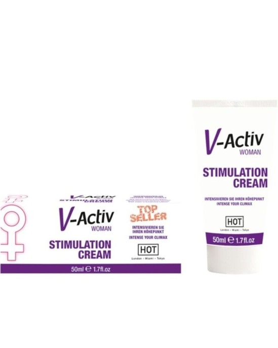 HOT V-ACTIV STIMULATION CREAM WOMAN 50ML