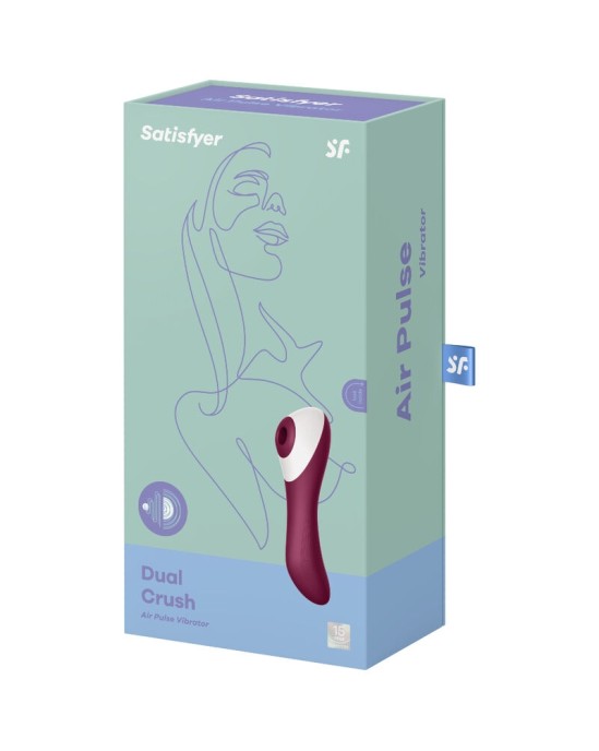 Satisfyer Air Pulse SATISFYER DUAL CRUSH AIR PULSE VIBRATORS