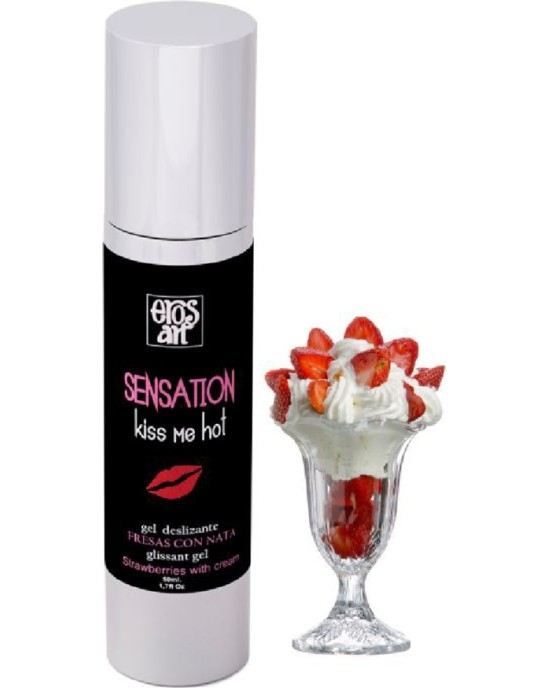 Eros-Art EROS SENSATTION NATURAL LUBRICANT STRAWBERRIES WITH CREAM 50ML