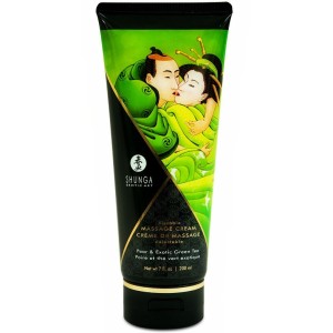 Shunga Massage Cream SHUNGA - Bumbieru UN ZAĻĀS TĒJAS MASĀŽAS KRĒMS 200 ML