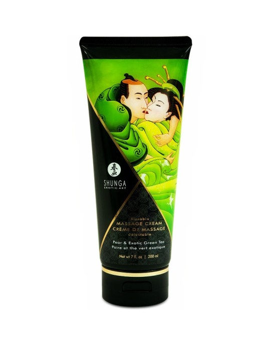 Shunga Massage Cream SHUNGA - Bumbieru UN ZAĻĀS TĒJAS MASĀŽAS KRĒMS 200 ML