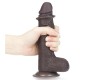 Lovetoy Dildo Sliding 7 Melns