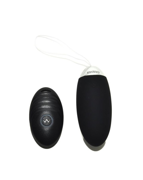 Rimba Toys Egg Vibrator with Remote Control Venice Black