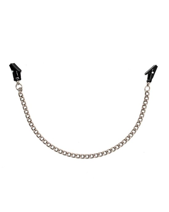 Bondage Play Nipple Clamps With Chain