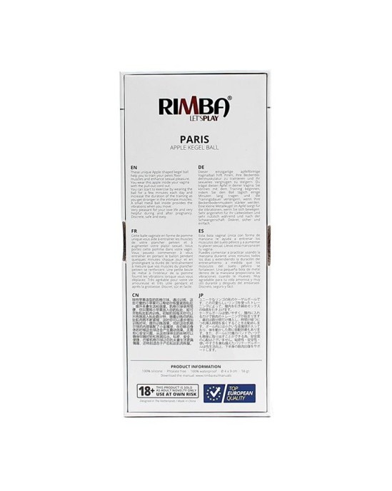 Rimba Toys Bola Kegel en Forma de Manzana Paris Rosa