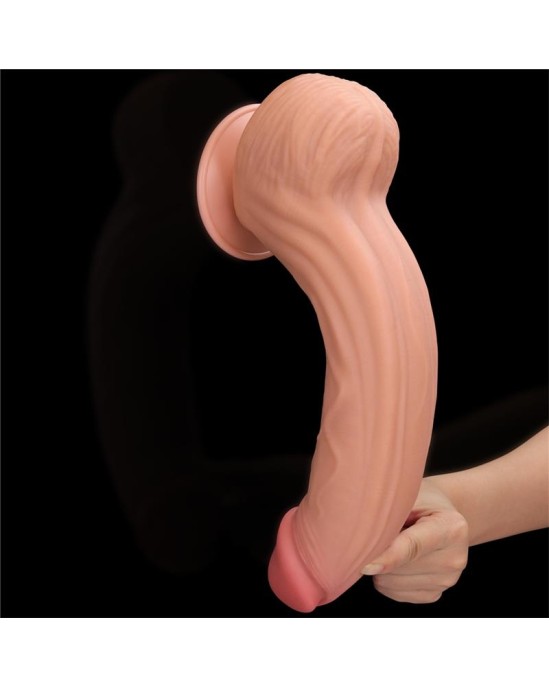 Lovetoy Dildo Dual Layer Sliding Skin 12