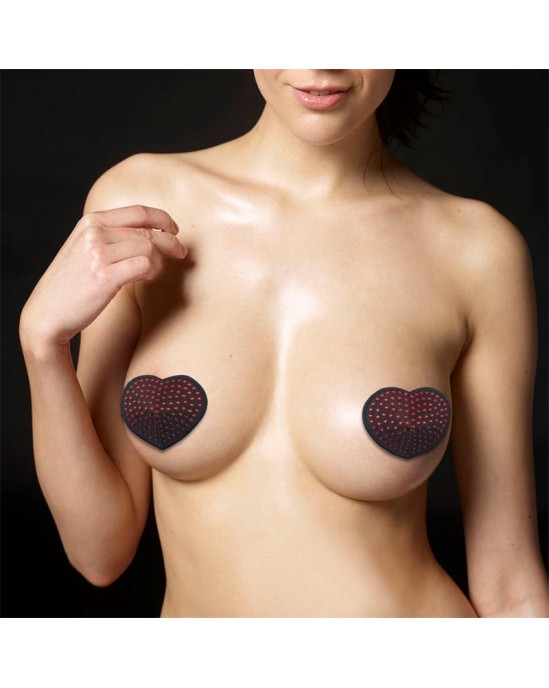 Lovetoy Pack Nipple Covers Reusable Heart