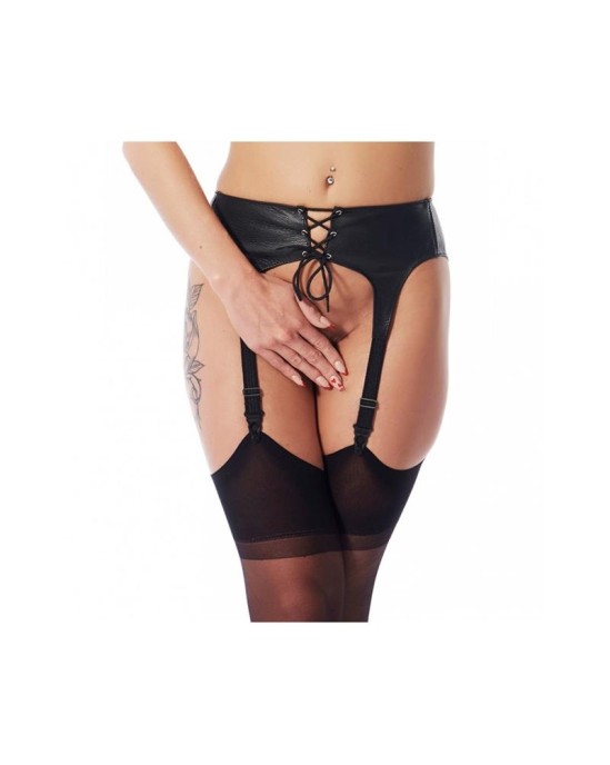 Bondage Play Leather Suspenderbelt Adjustable