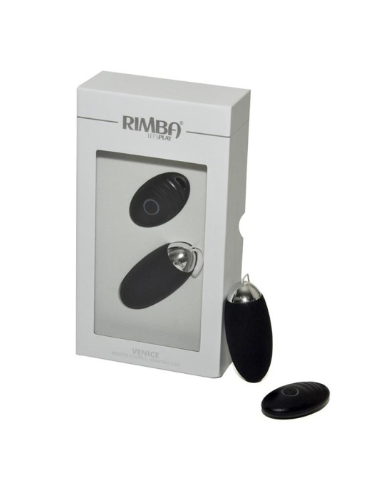 Rimba Toys Egg Vibrator with Remote Control Venice Black