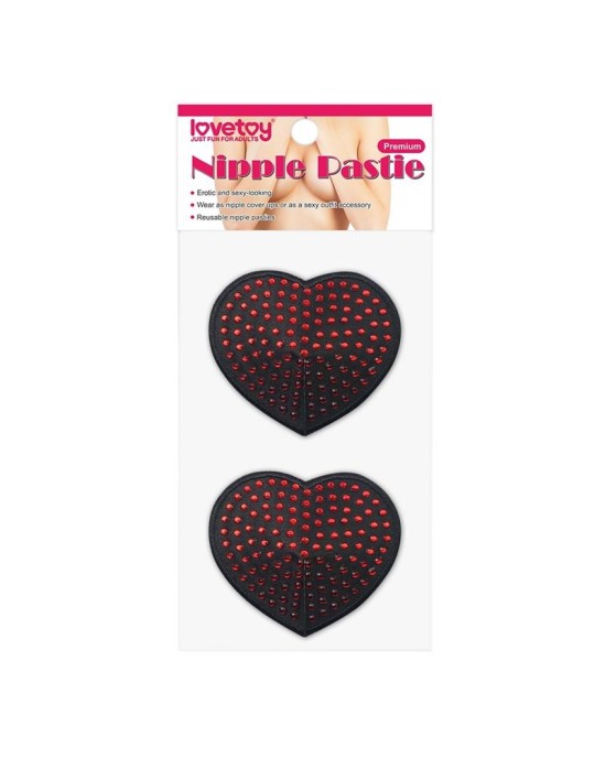 Lovetoy Pack Nipple Covers Reusable Heart