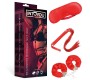 Intoyou Bdsm Line Beginners Bondage Set 3 Pieces Red