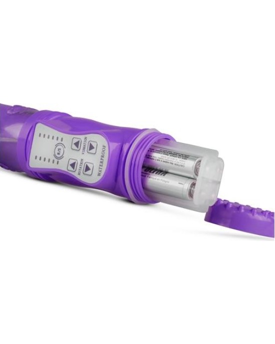 Easytoys Rabbit Vibrator Thrusting and Rotating Balls Purple