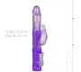 Easytoys Rabbit Vibrator Thrusting and Rotating Balls Purple