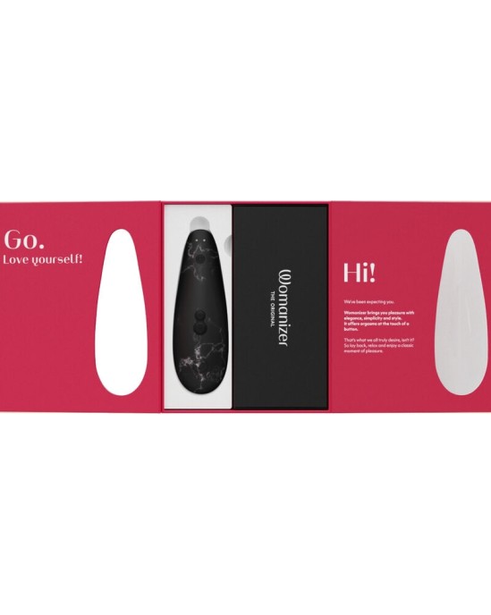 Womanizer MARILYN MONROE CLASSIC 2 CLITORAL STIMULATOR BLACK MARBLE