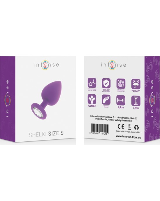 Intense Anal Toys INTENSE SHELKI S PLUG ANĀLAIS VILLATS