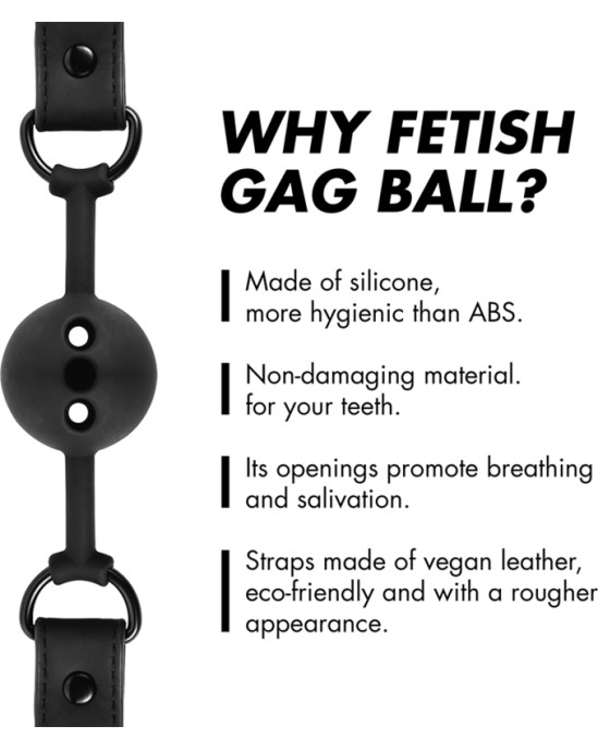 Fetish Submissive Bondage ELPOJOŠS SILIKONA BALL GAG