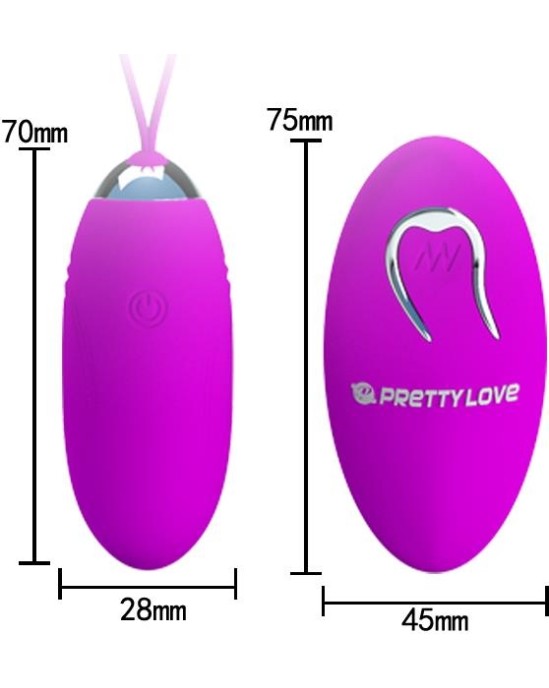 Prettylove Vibrating Egg Remote Control Jenny