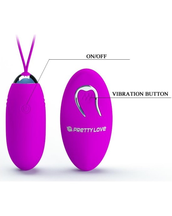 Prettylove Vibrating Egg Remote Control Jenny