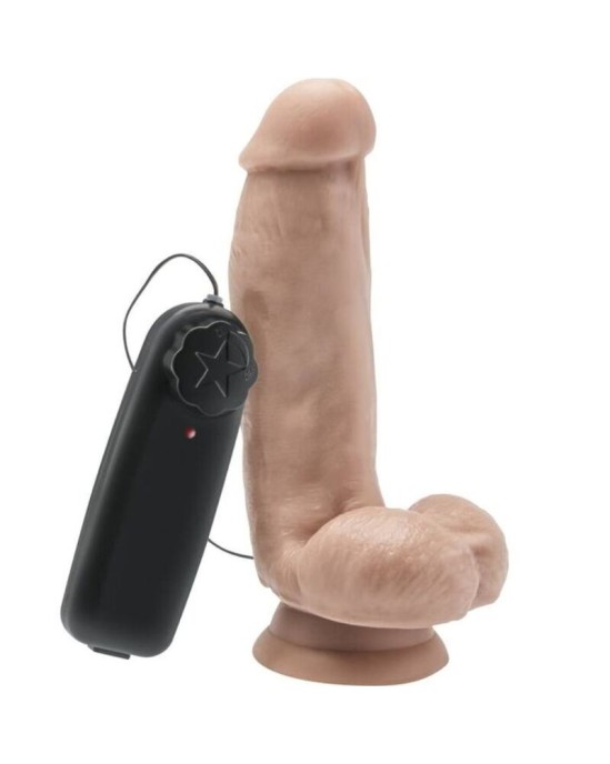 Get Real DILDO 12 CM AR Bumbiņām VIBRATORA ĀDU