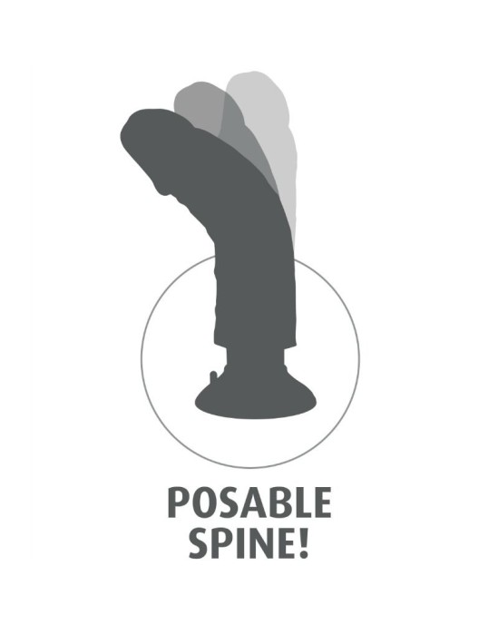 King Cock 6"- 15,24 CM VIBRĒJOŠS GAILES MAISTA