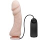 Baile Vibrators LIELAIS PENIS REĀLISTS UN VIBRĒJOŠS DILDO MĪKSTS 23,5 CM