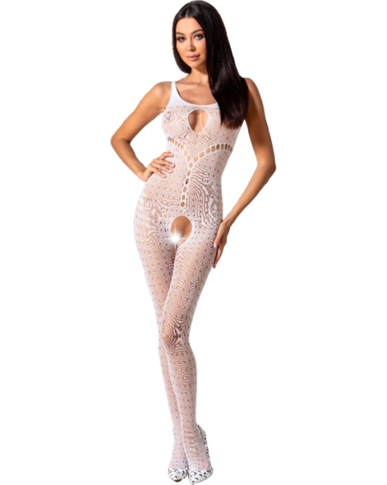 Passion Woman Bodystockings PASSION WOMAN BS078 BODYSTOCKING ONE SIZE WHITE