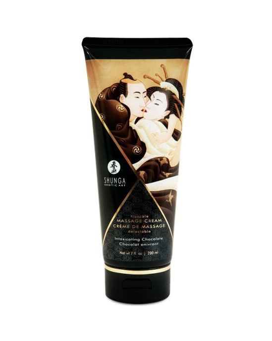 Shunga Massage Cream ШУНГА - ШОКОЛАДНЫЙ МАССАЖНЫЙ КРЕМ 200 МЛ