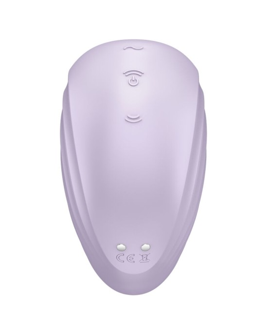 Satisfyer Air Pulse APMIERINĀTĀJS — PEARL DIVER GAISA PULSU STIMULĀTORS UN VIBRATORS VIOLETS